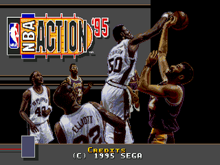 NBA Action '95 Starring David Robinson screenshot 3 for Sega Mega Drive